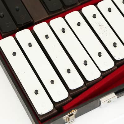1960s Rhythm Band Glockenspiel Vintage MIJ Toy Xylophone - Student Percussion Bells w/Original Case! image 6