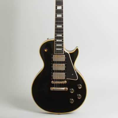 Gibson  Les Paul Custom Solid Body Electric Guitar (1960), ser. #0-6946, original black hard shell case. image 1