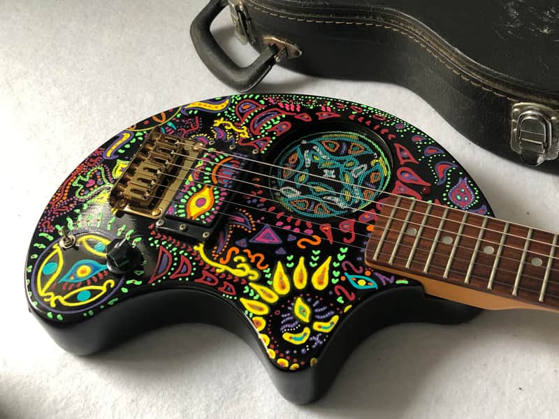 ☣️Mini Hide☣️ Fernandes YELLOW HEART ZO-3 X JAPAN custom hide