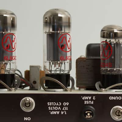 Immagine Fender Tremolux 6G9-A Piggyback Tube Amplifier (1962), ser. #00854. - 20