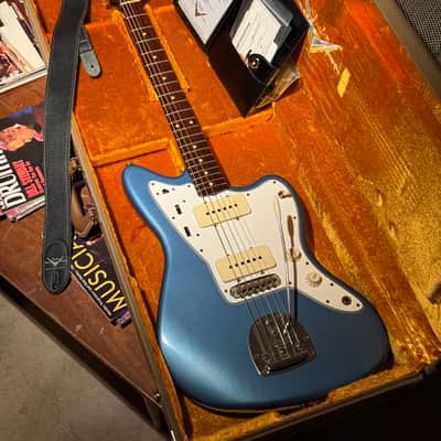 2021 Fender Custom Shop 1962 Jazzmaster Journeyman Relic CME - Solid Rosewood Neck - Lake Placid Blue image 2