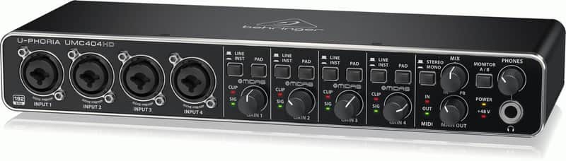Behringer U-Phoria UMC404HD Interface image 1
