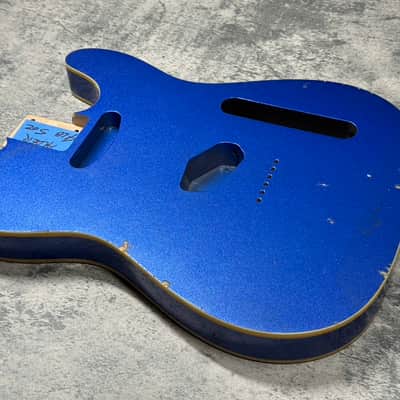 Real Life Relics Tele® Telecaster® Body Double Bound Aged Lake Placid Blue image 6