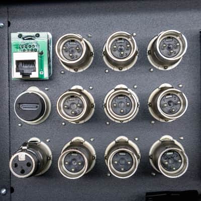 MCSPROAUDIO Recessed Stage Floor Box with Passthrough Connectors - 9 XLR Female, 1 XLR Male, 1 Ethernet, 1 HDMI, 2 USB, Duplex AC image 7
