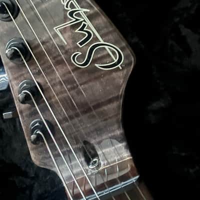 Suhr Modern - Trans Black - Custom w/Hand Selected Flame Top - Mint! image 16