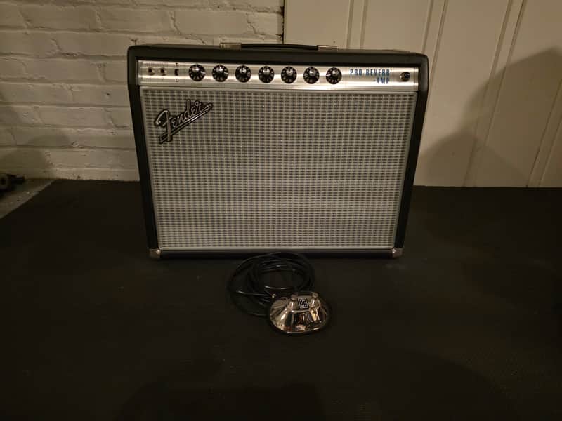 Fender '68 Custom Pro Reverb 40-Watt 1x12" Guitar Combo 2021 - Present - Black image 1