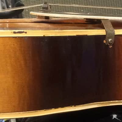 1949 Gretsch Synchromatic Model 100 6014 Gloss Sunburst Finish Archtop Acoustic Guitar image 6