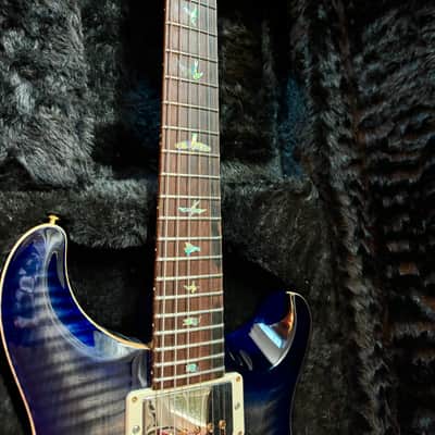 PRS Custom 24 Wood Library 2017 - Charcoal Violet 10 Top image 7