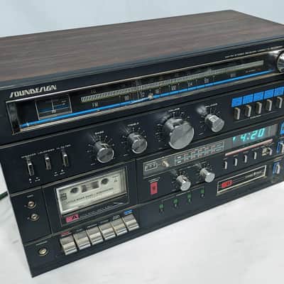 Vintage Soundesign Compact System Model 5958 AM/FM Stereo Receiver, Cassette Recorder, 8-Track Player image 14