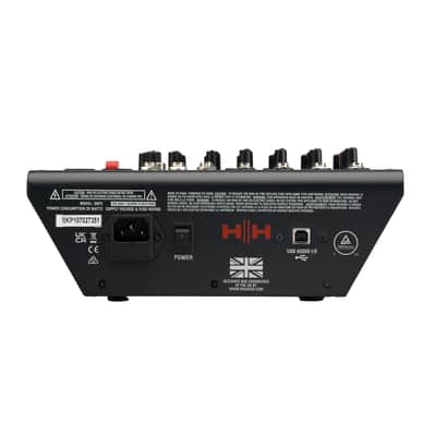 HH Q Series Mixer Q8FX 8 Channel Analogue Mixing Console image 3