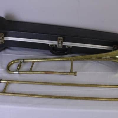 Blessing Scholastic Trombone with Case & Mouthpiece. Made in USA. Good condition image 16