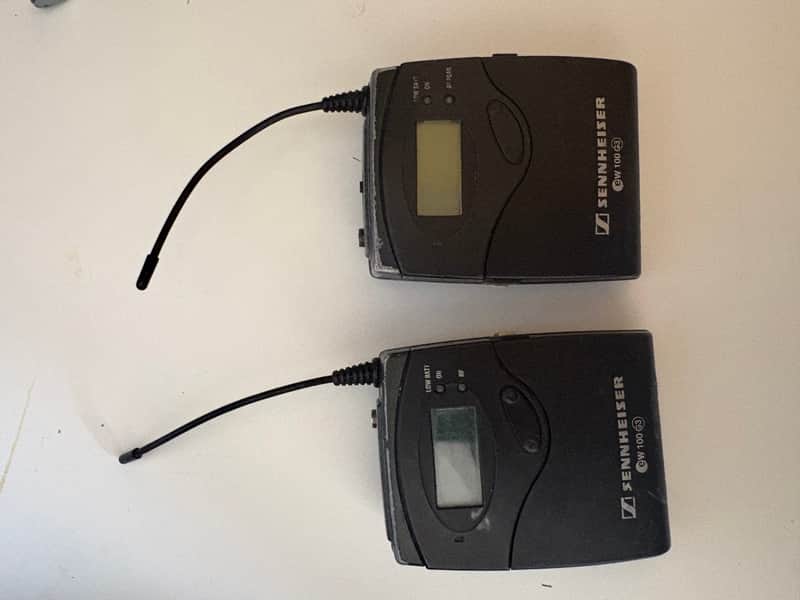 ennheiser ew 100 G3 Wireless Lavalier Set (GB Band / Ch 38) + ME 2 Mic & Bubblebee Mount image 1