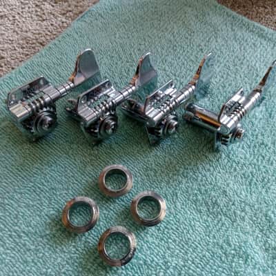 Set of Vintage 1980's Gibson Victory Bass Tuners w/ Ferrules! image 3
