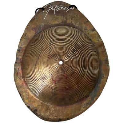 GM Designs Hanging/Mountable Irregular Cymbal w/ 12" Bell - Unique Resonant Voices! image 1