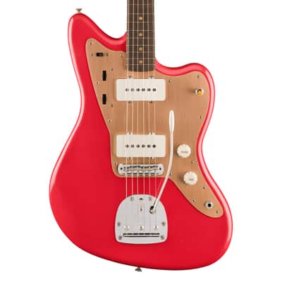 Fender Vintera II Road Worn '50s Jazzmaster - Fiesta Red w/Slab Rosewood FB image 1