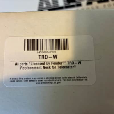 Allparts Telecaster Neck TRO-W 2026 - Natural image 4