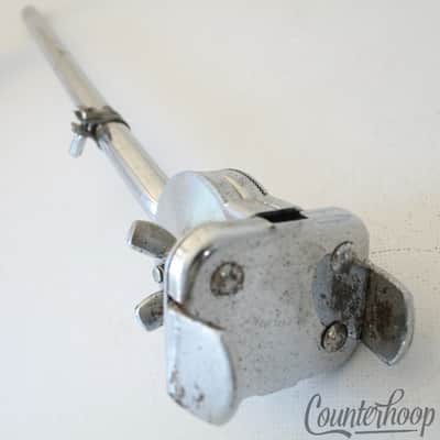 Slingerland Dual-Clip Mount Bass Drum Tube Post Double Tom Holder 60s Vintage US image 1