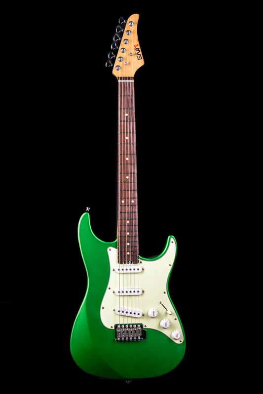 EART YMX-SG3,Roasted Book-match Mahogany Solid Body,22 Stainless Steel Frets,6-Point Synchronized Tremolo image 1