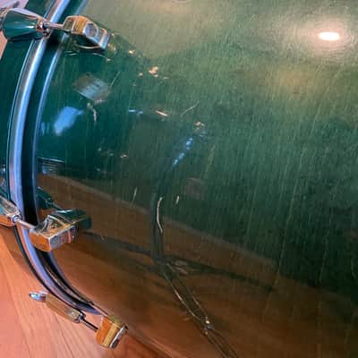 Yamaha Maple Custom 22/14/12 - Turquoise Lacquer image 5
