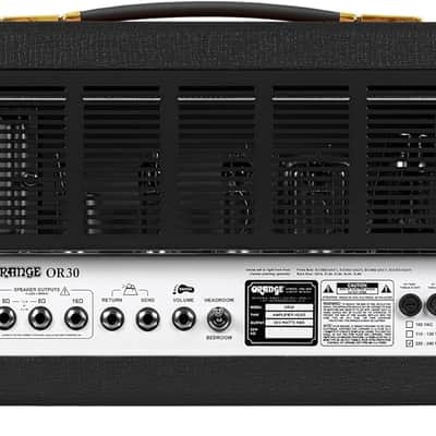 Orange OR30 Guitar Amplifier Head - Black image 4