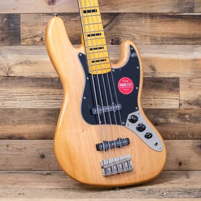 B-Stock Squier Classic Vibe '70s Jazz Bass V 5-String Electric, Natural image 3
