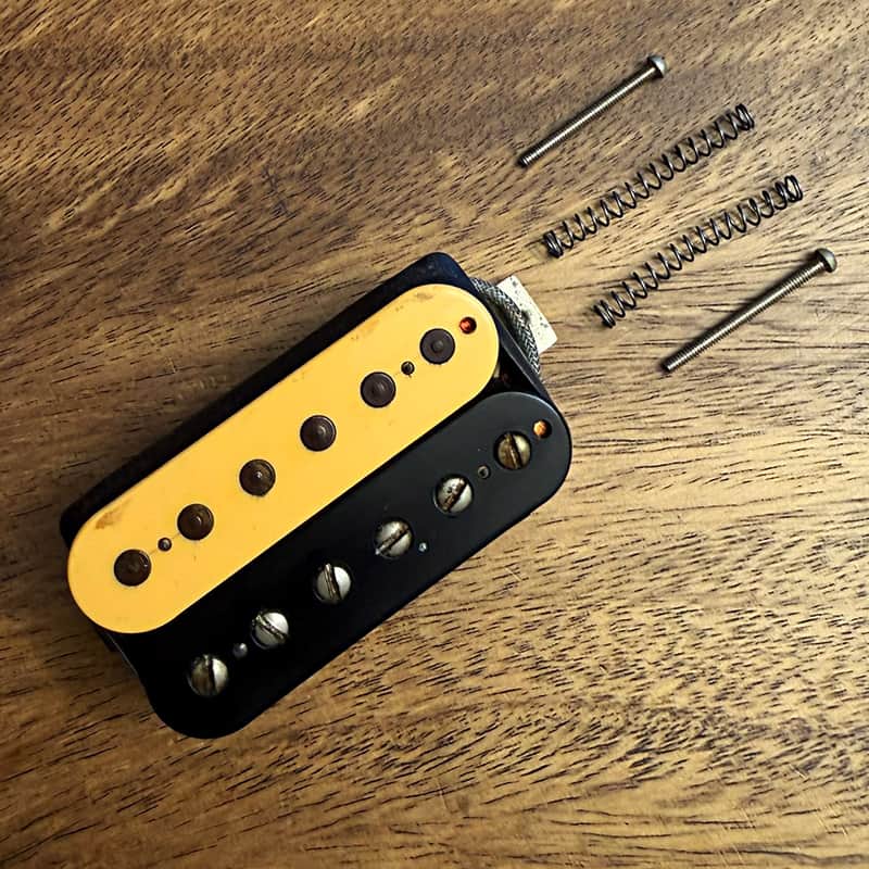 Vintage Gibson Tim Shaw PAF humbucker - Zebra Bobbins - dated August 12, 1980 image 1