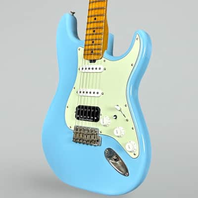 Morgan Electrics Double Cut Standard - CUSTOM - Sonic Blue image 3