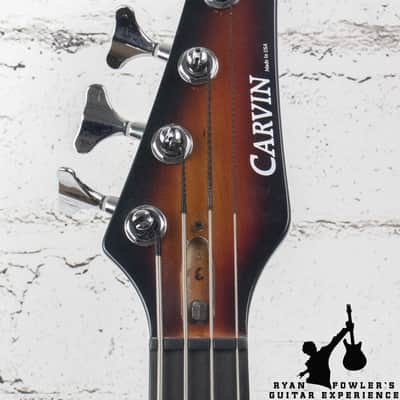 Carvin LB70 24-Fret Piezo  Sunburst Electric Bass w/ OHSC image 6