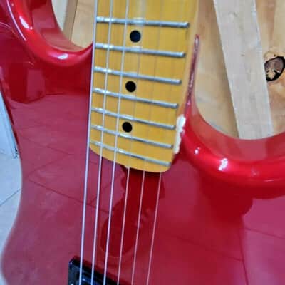 Vintage Kramer Pacer USA Made Circa 1982, Candy Apple Red, "Strat" Headstock w/Bag image 3
