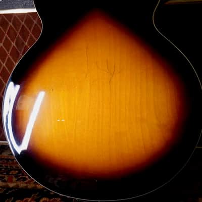 Maybach Guitars  CAPITOL 59 Aged ( 335 Thinline )  2022  Sunburst In Stock Ready to Ship Worldwide ! image 6