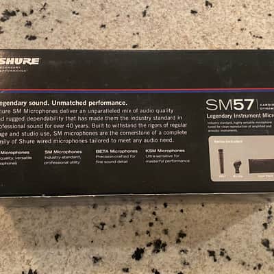 Shure SM57 Cardioid Dynamic Microphone 1984 - Present - Black image 11