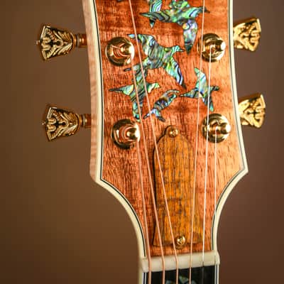Gibson Dove Custom Shop Koa Masterpiece Acoustic Guitar Hummingbird image 9