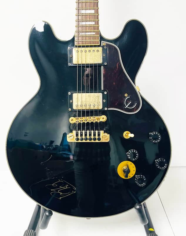 Epiphone B.B. King Lucille Guitar Signed by B.B. King w/ Backstage Pass & Case image 1