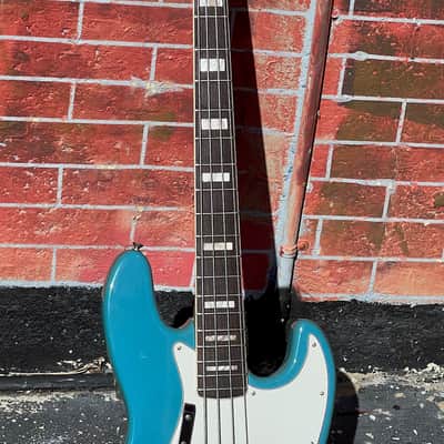 Fender Jazz Bass 1980 - 1-off original Maui Blue International Color ultra clean & cool. image 8