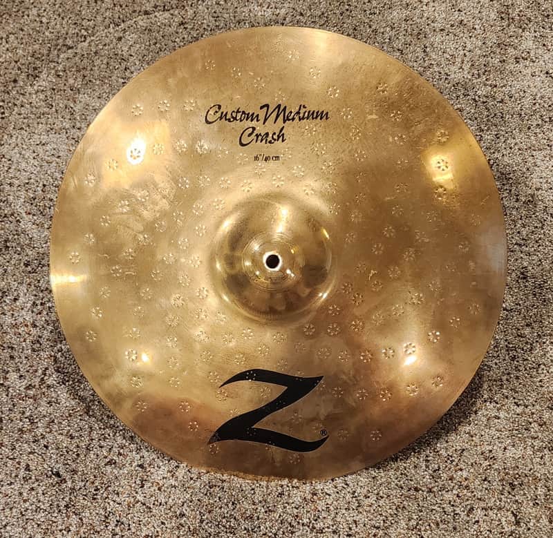 Zildjian 16" Z Custom Medium Crash Cymbal 1998 - 2001 - Brilliant image 1