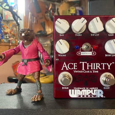 Wampler Ace Thirty Vox In A Box 📦 Style Overdrive/Boost EL84 Style - Maroon "Pre Lawsuit" Discontinued image 2