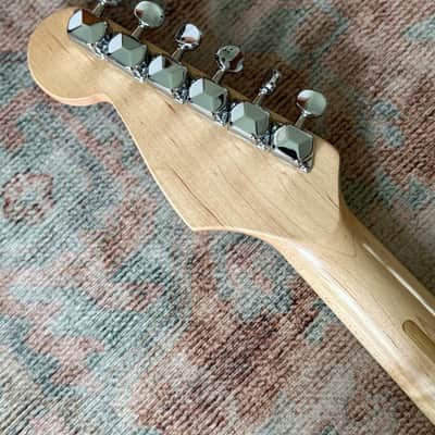 Fender Stratocaster 1995 Squier Series Maple Neck Made in Mexico MIM Black Gig Bag image 11