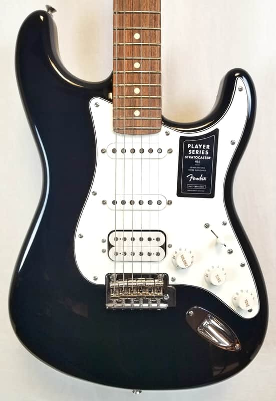 Fender Player Stratocaster HSS Electric Guitar, Pau Ferro Fingerboard, Black image 1