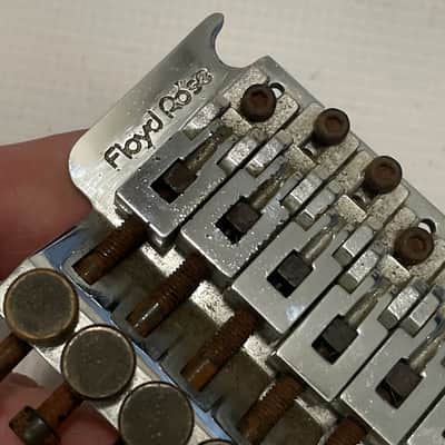 1986-87 Era Original Floyd Rose Made in Germany Chrome Tremolo Bridge Vibrato Kramer Model Guitar image 16