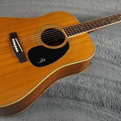 Pearl PF-770 71-72 - Natural Acoustic Guitar Rare image 4