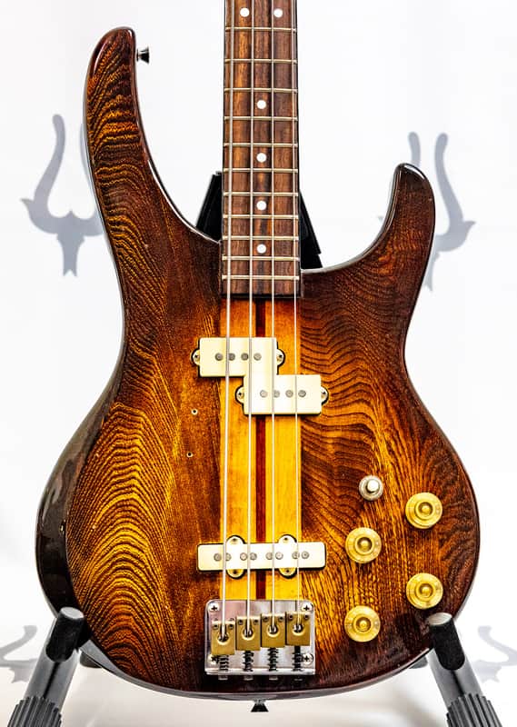 1981 Washburn SB40, SB-40 Bass Tobacco Sunburst (Brown) Neckthrough image 1