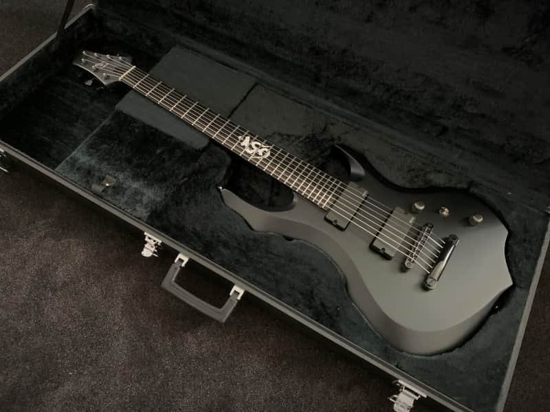 ESP Forest F-STD 7 Sanskrit 2011 Satin Black - MINT condition + CASE - RARE!! image 1