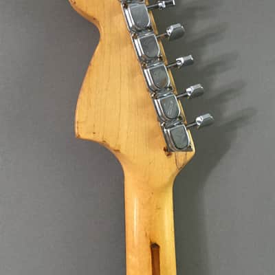 Vintage 1980s Fender Stratocaster Custom Natural Relic Nitro Lacquer Swamp Ash ST72 Hardtail HSC Ultra Light 6.3 Lb image 9