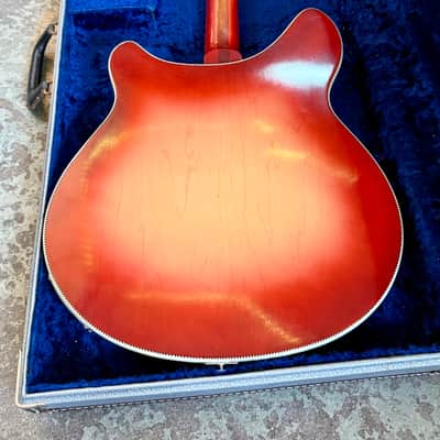 Rickenbacker 365 1966 - Fireglo original vintage USA 360 vibrato stereo image 11