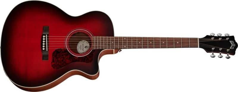 Guild Om 240 Ce Oxblood Burst image 1