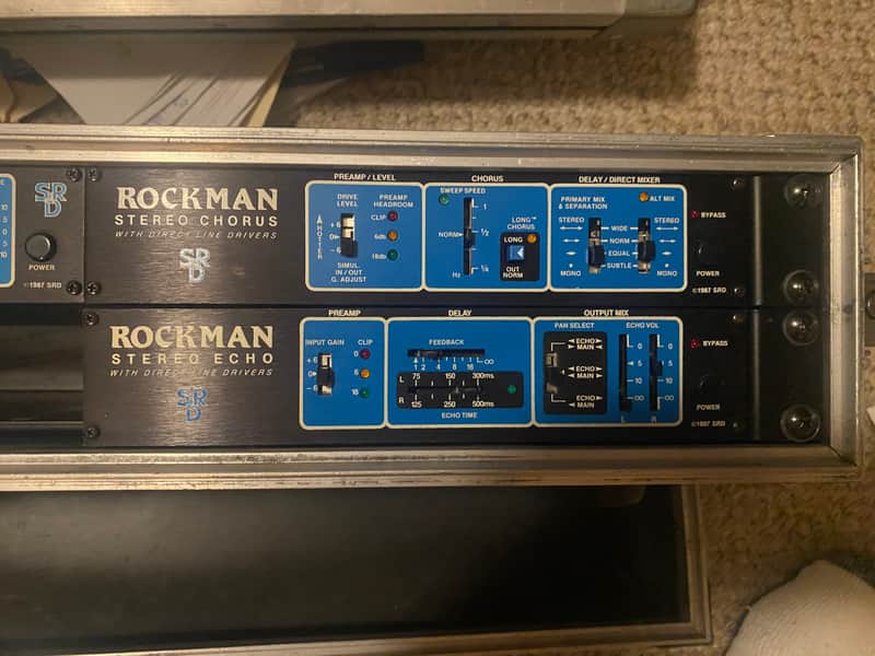 Rockman Stereo Rock Modules EQ/Chorus & Echo 1990's - Black image 1