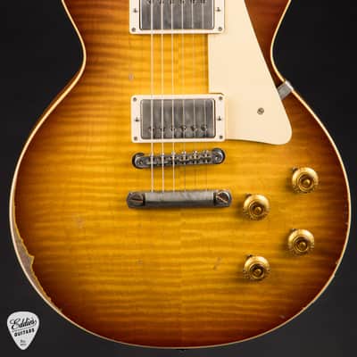 2021 - Gibson Custom Shop Made 2 Measure Murphy Lab '59 Les Paul Standard Murphy Painted Ultra Heavy Aged Royal Tea Burst image 2