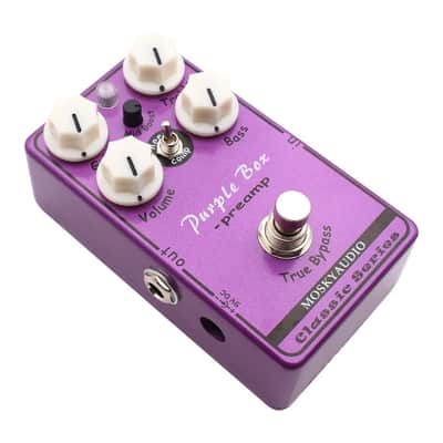 Mosky Purple Box Guitar Effect Pedal Pre-amp Overdrive Booster True Bypass image 2