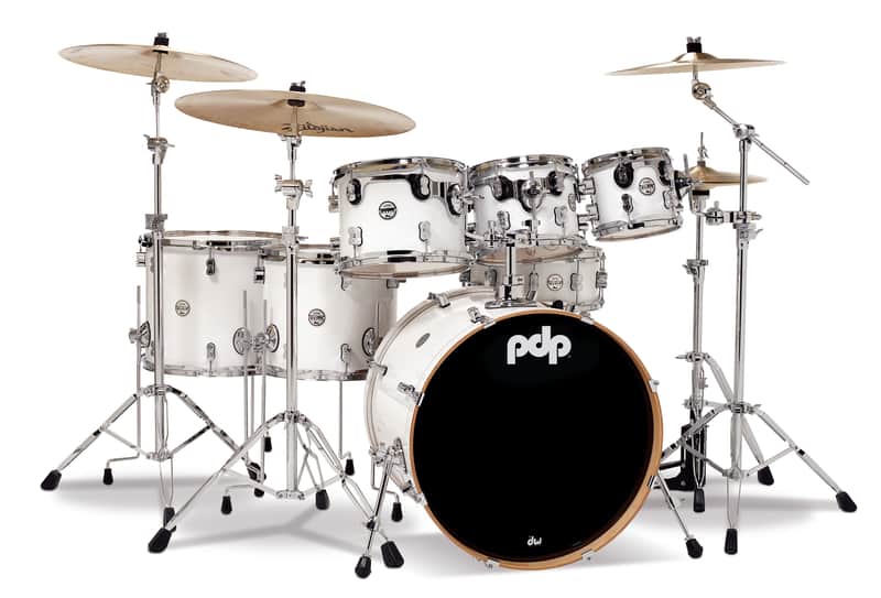 PDP Concept Series Maple 7pc Shell Pack - Pearlescent White