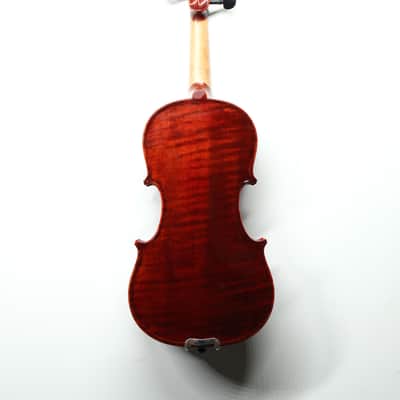 Handmade 1/8 Violin Outfit, Italian Spruce One Piece Back, Sweet Tone,Case & Bow image 7